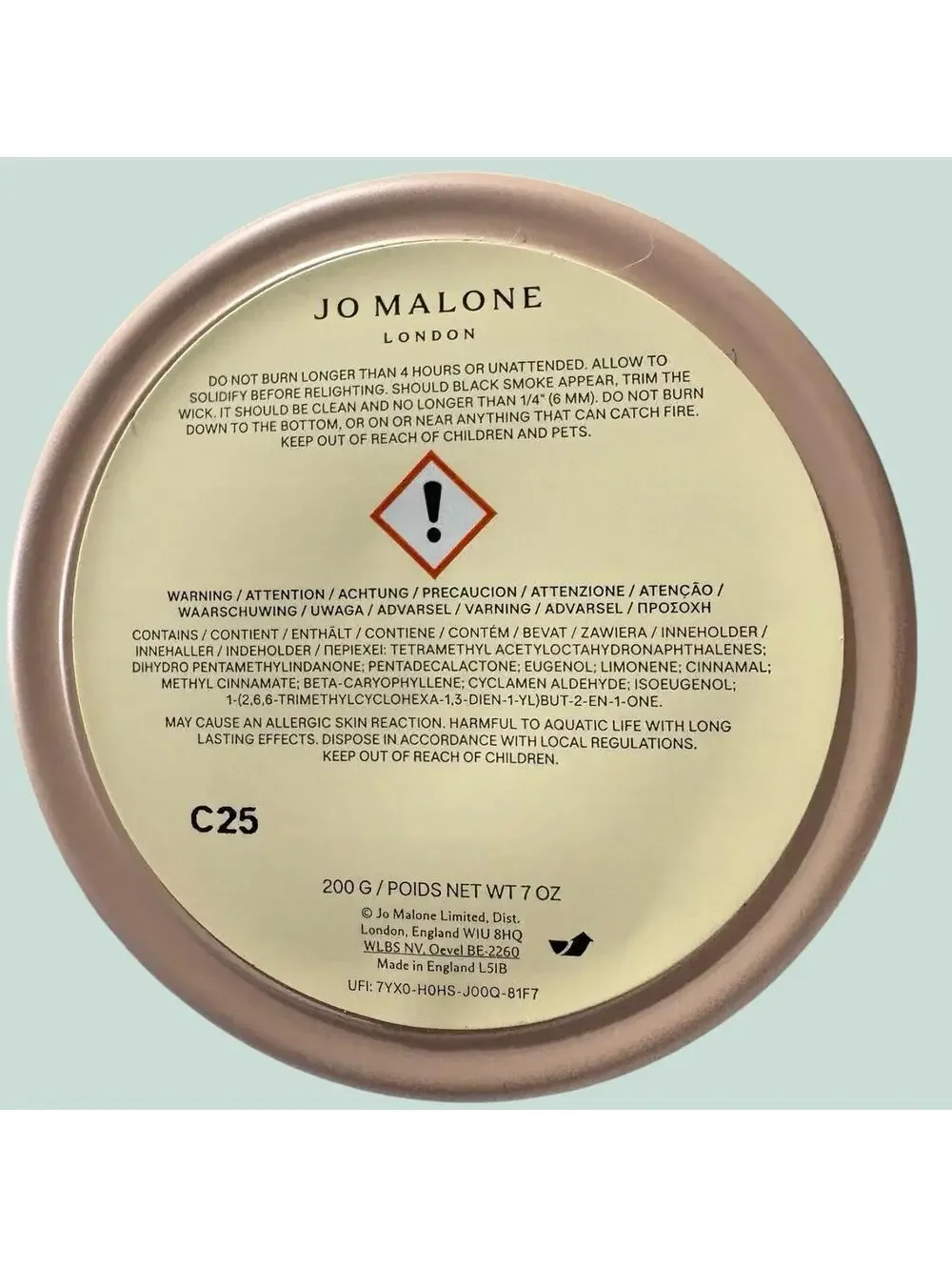 Jo Malone London Little Greene Paint & Paper Pomegranate Noir Single Wick Candle